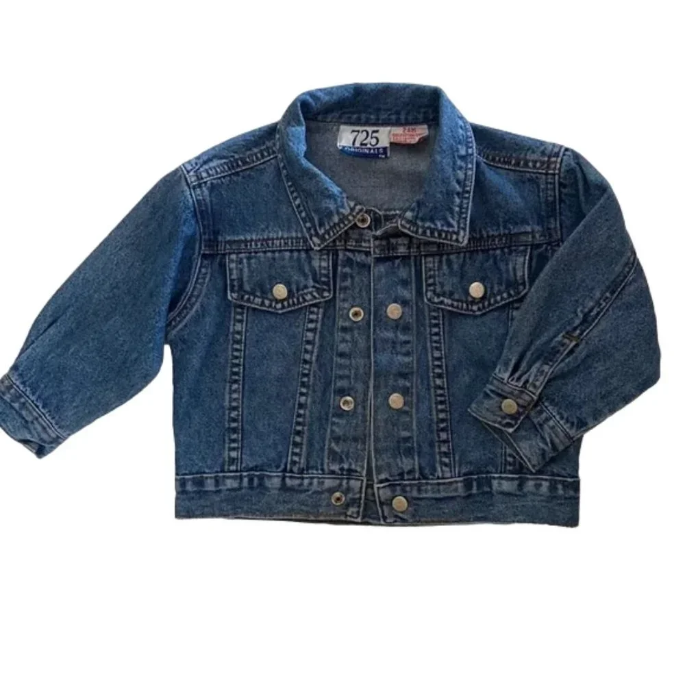 725 Originals Denim Jean Jacket 24 Months - Picture 2 of 9